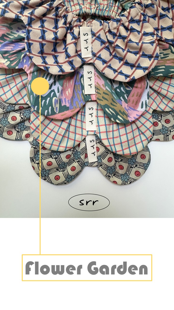 [NEW신상][무료배송] 사루루 srr 감성 꽃받침 넥카라 넥케이프 14번째