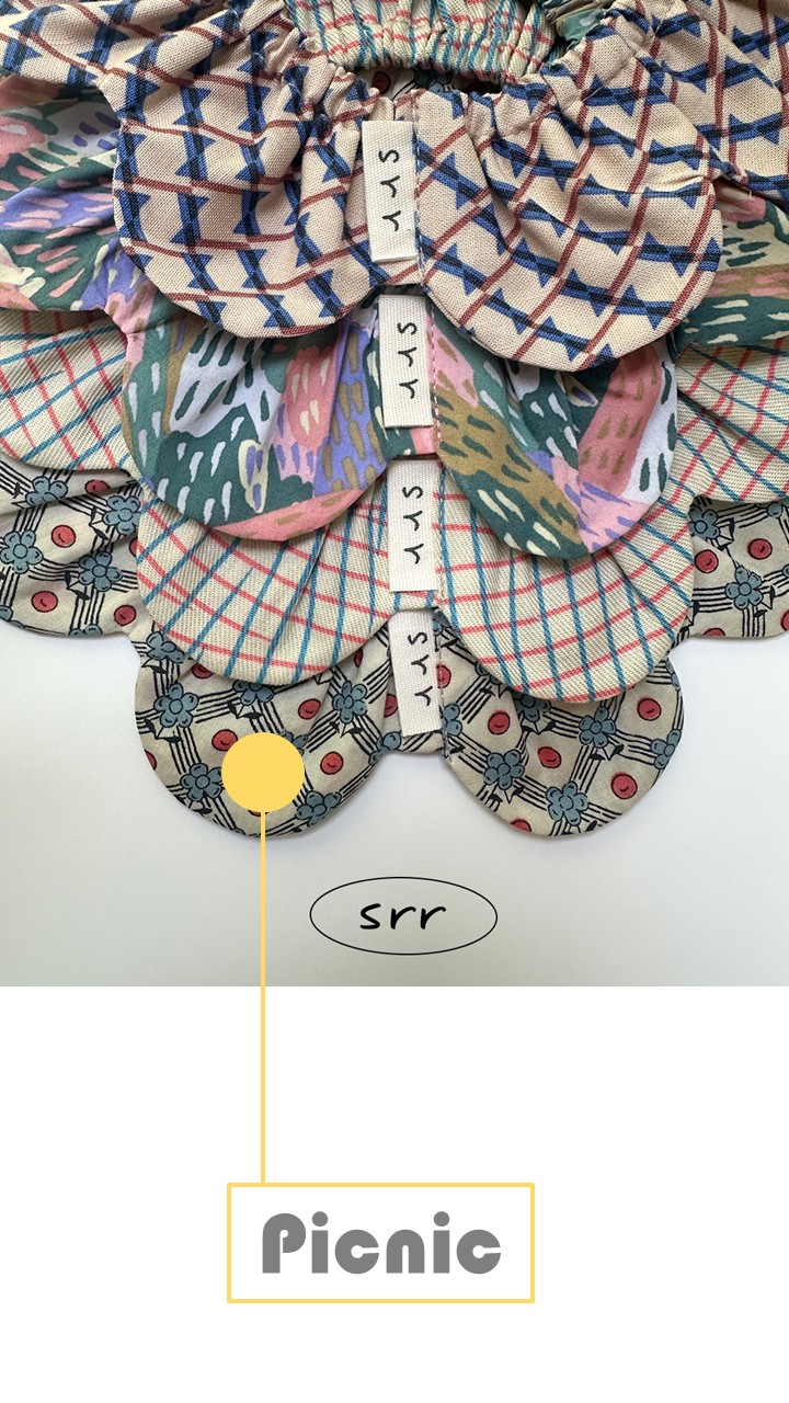 [NEW신상][무료배송] 사루루 srr 감성 꽃받침 넥카라 넥케이프 32번째