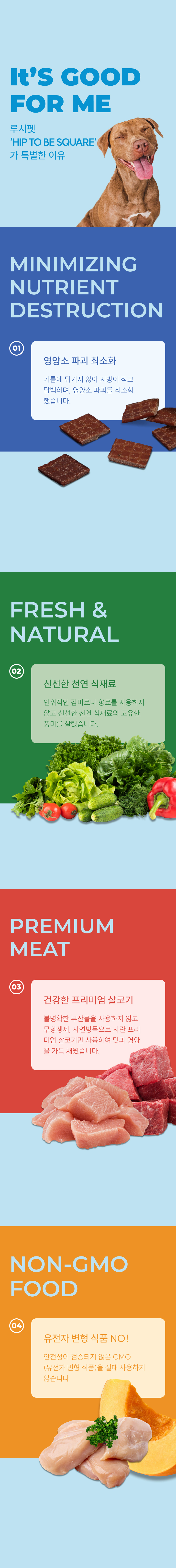 [NEW신상][무료배송] [3개] 루시펫 힙투비스퀘어 도그트릿 170g 6번째