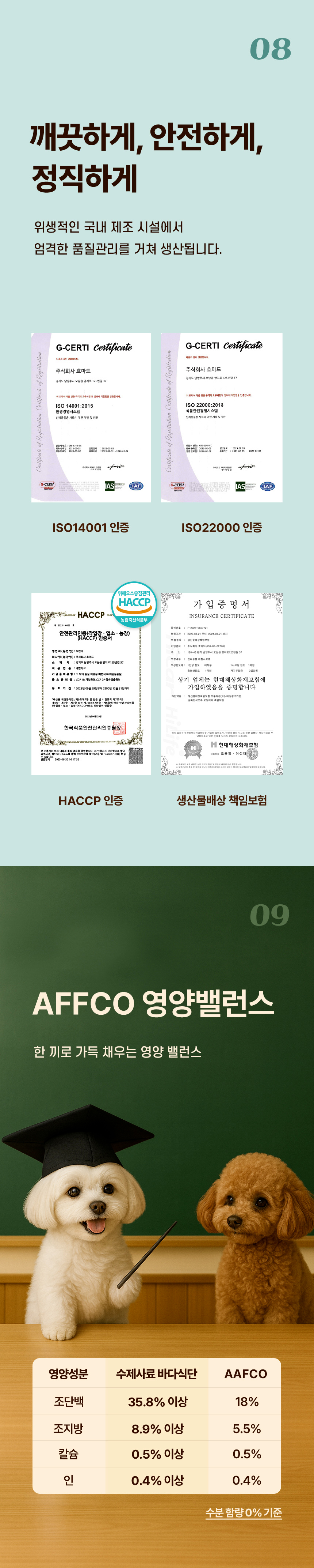 [무료배송] 데이스포 독 명품수제사료 바다식단 1kg 24번째