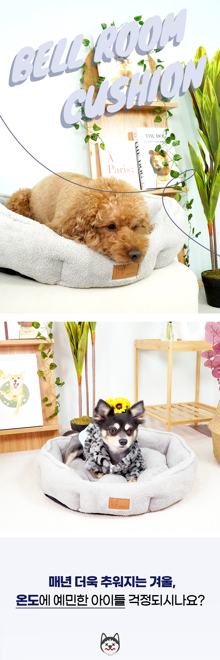 [NEW신상][무료배송] 개과천선 벨룸 팔각 쿠션 방석 챠콜 그레이 1번째