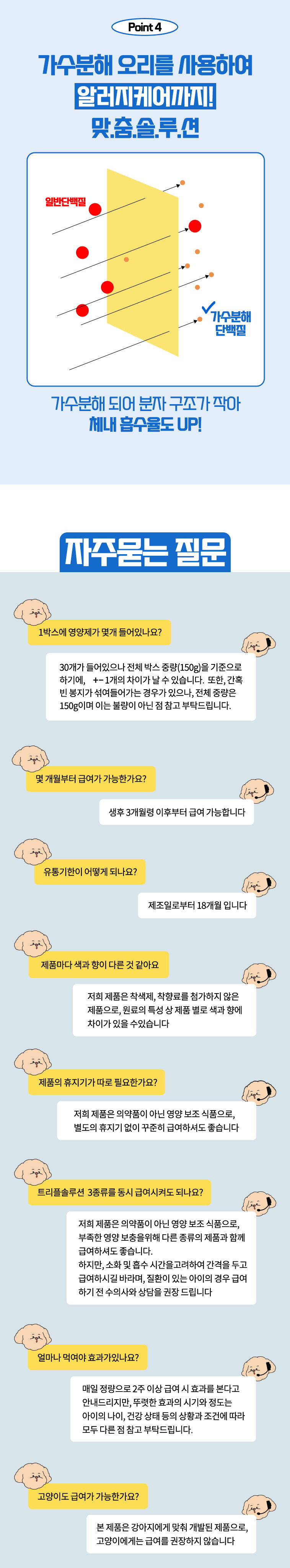 [무료배송] 반려곳간 독 눈영양제 트리플솔루션 E.L.I 1박스 30개입 12번째