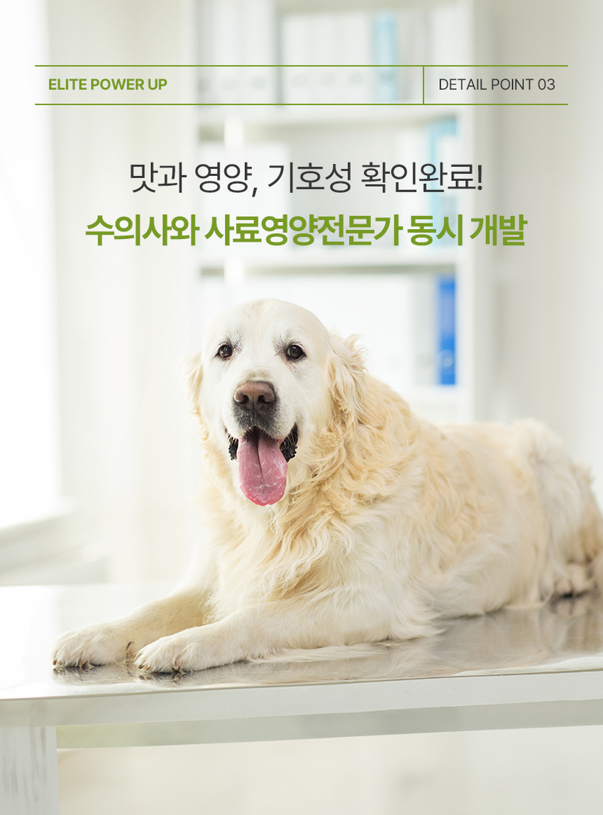 [무료배송] 엘릿 엘리트 파워업 간식 300g 17번째