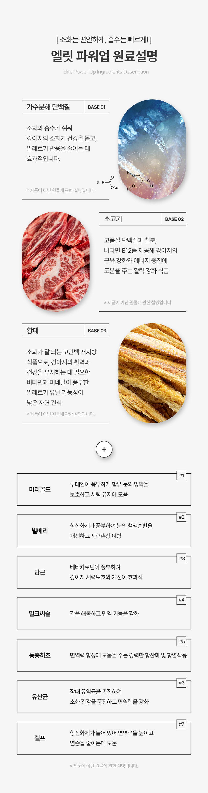 [무료배송] 엘릿 엘리트 파워업 간식 300g 14번째