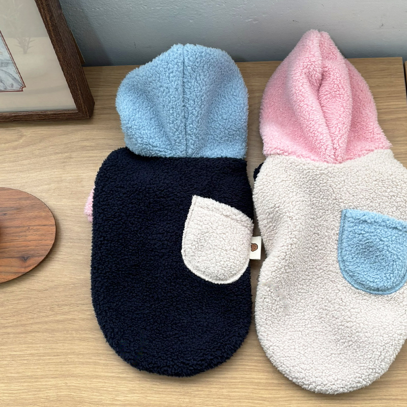 [무료배송] 해피댕댕 배색후리스자켓 S-2XL 13번째