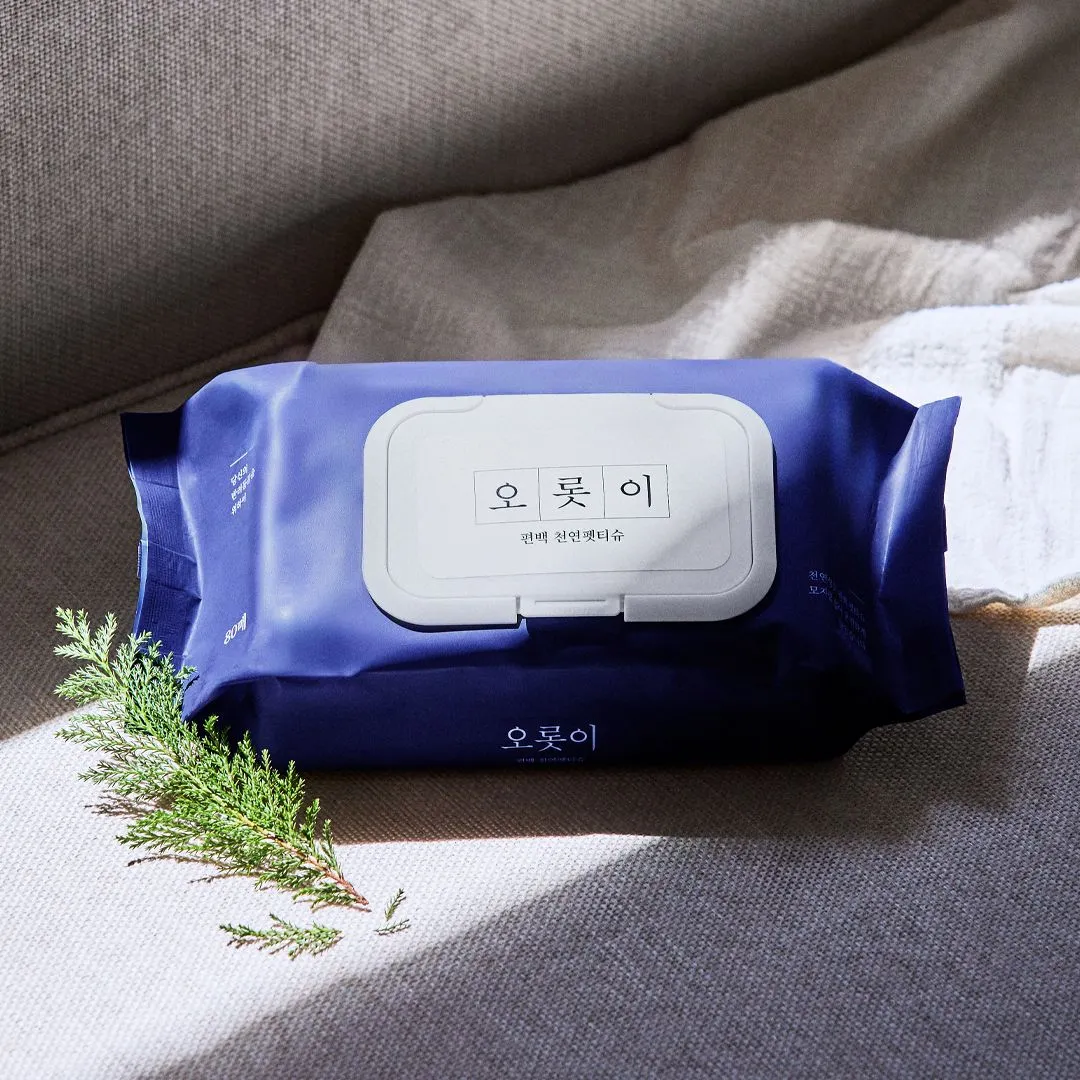 오롯이 편백 천연펫티슈 80매