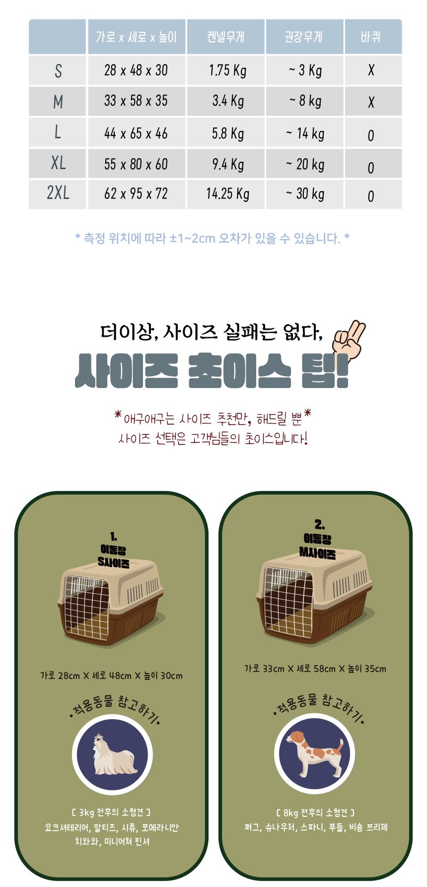 [무료배송] 애구애구 대형견 켄넬 이동장 밥그릇 포함 S-L 6번째