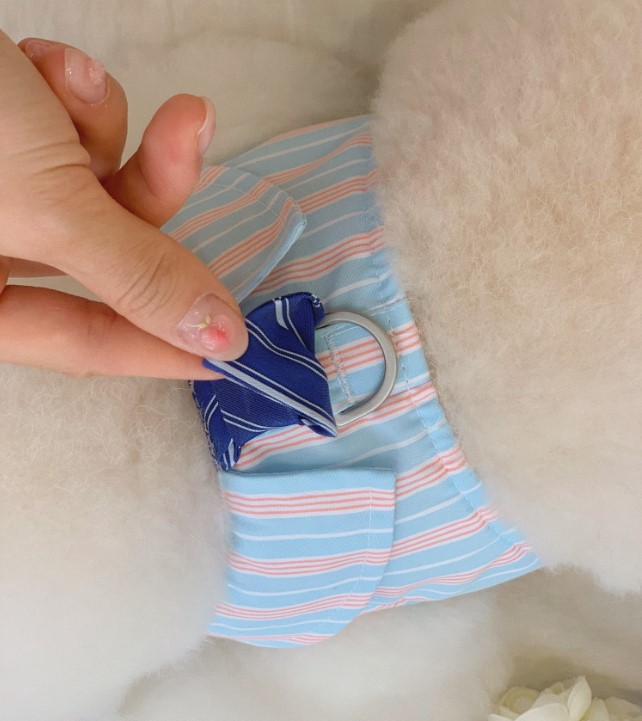 [무료배송] 유어하루 독 하이틴 타이 하네스 블루 S-XL 8번째