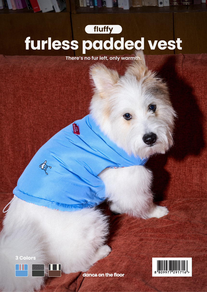 [NEW신상][무료배송] 털 안붙는 퍼리스 패딩 베스트(Fluffy) 1번째