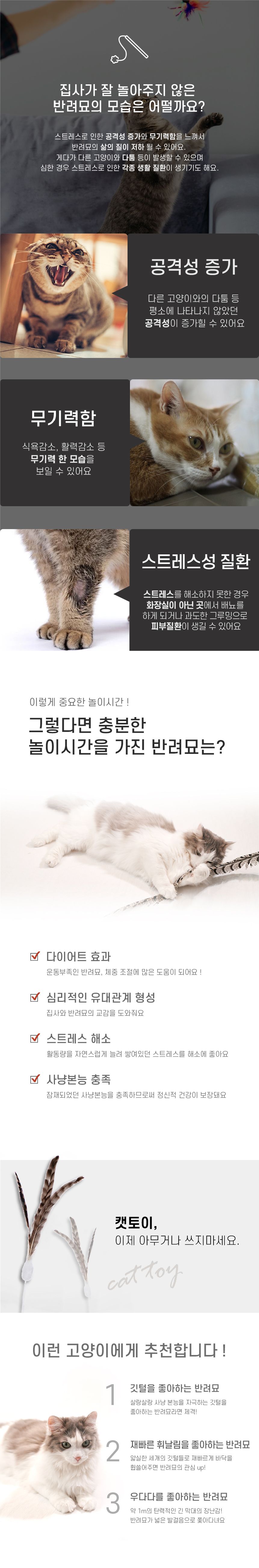[무료배송] 쥬아펫 1m 쓰리닭 14번째