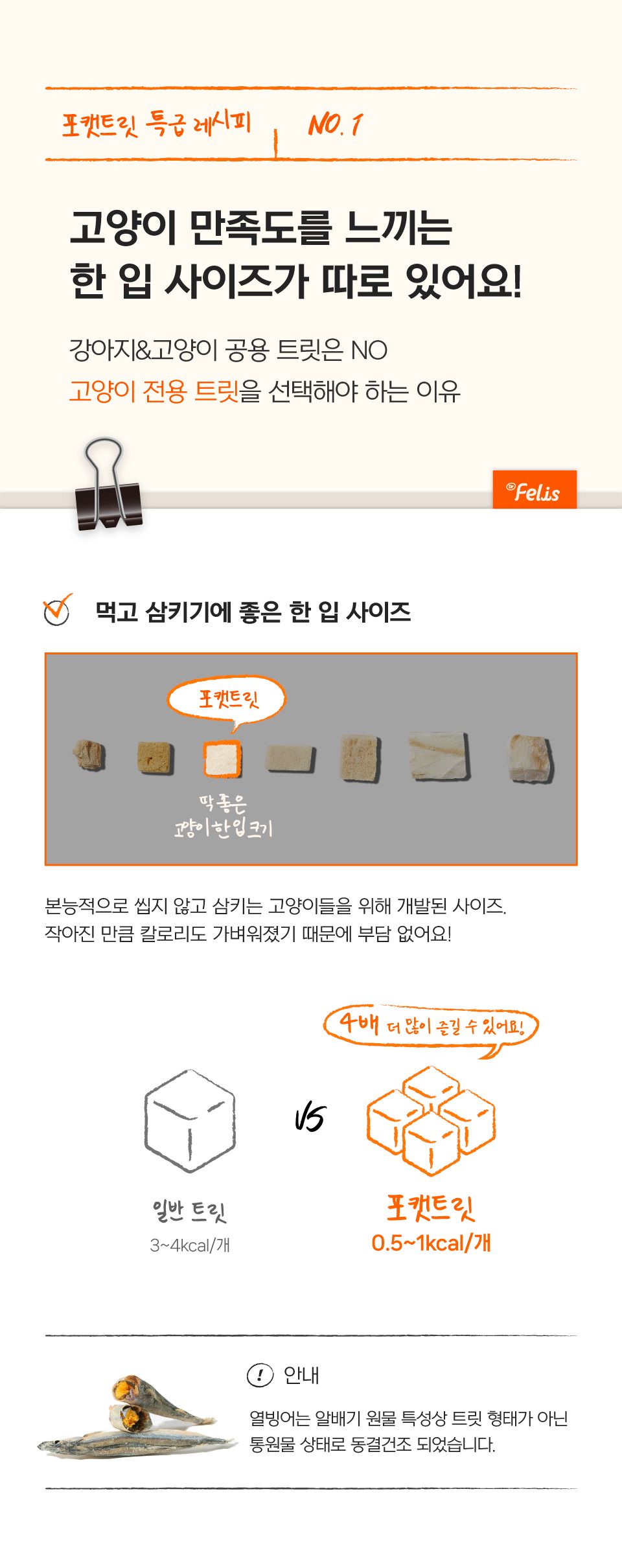 [특가할인]닥터펠리스 포캣트릿 열빙어 동결건조 간식 25g 21번째