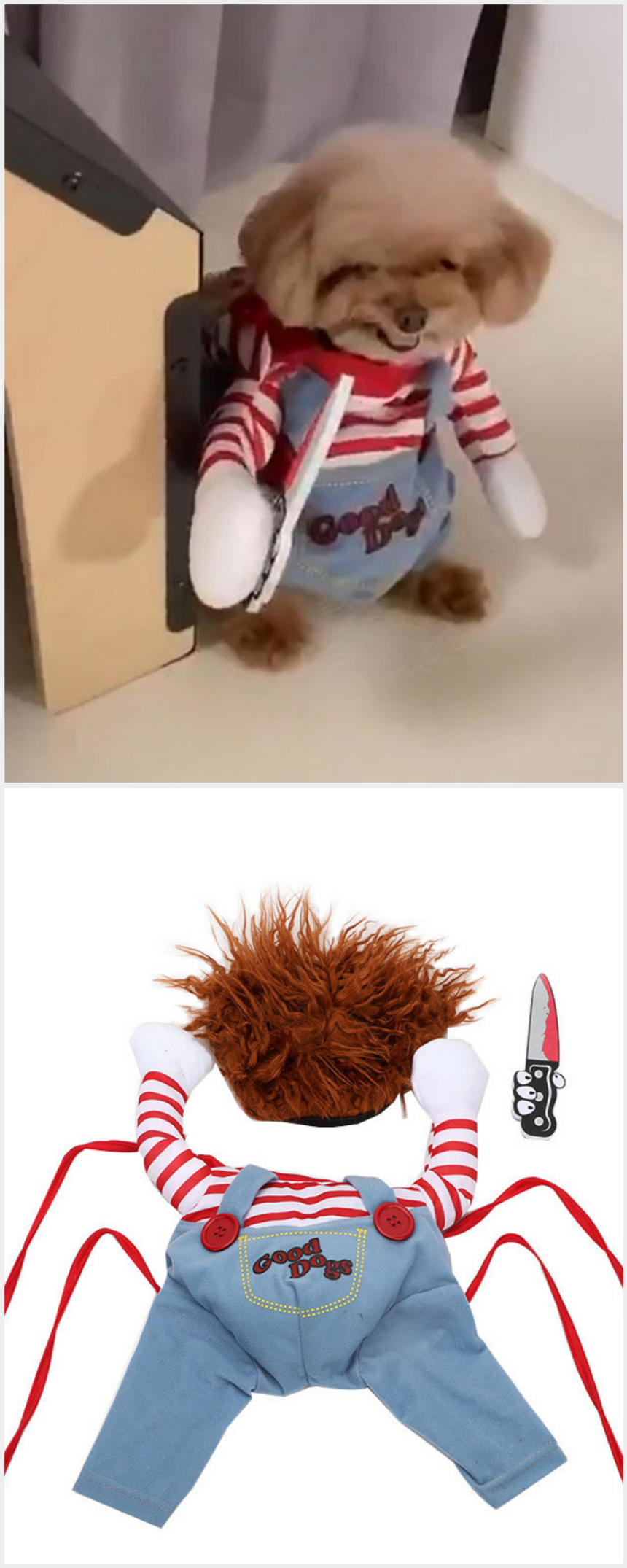 [무료배송] 알뜰펫 처키 티셔츠 S-L 4번째
