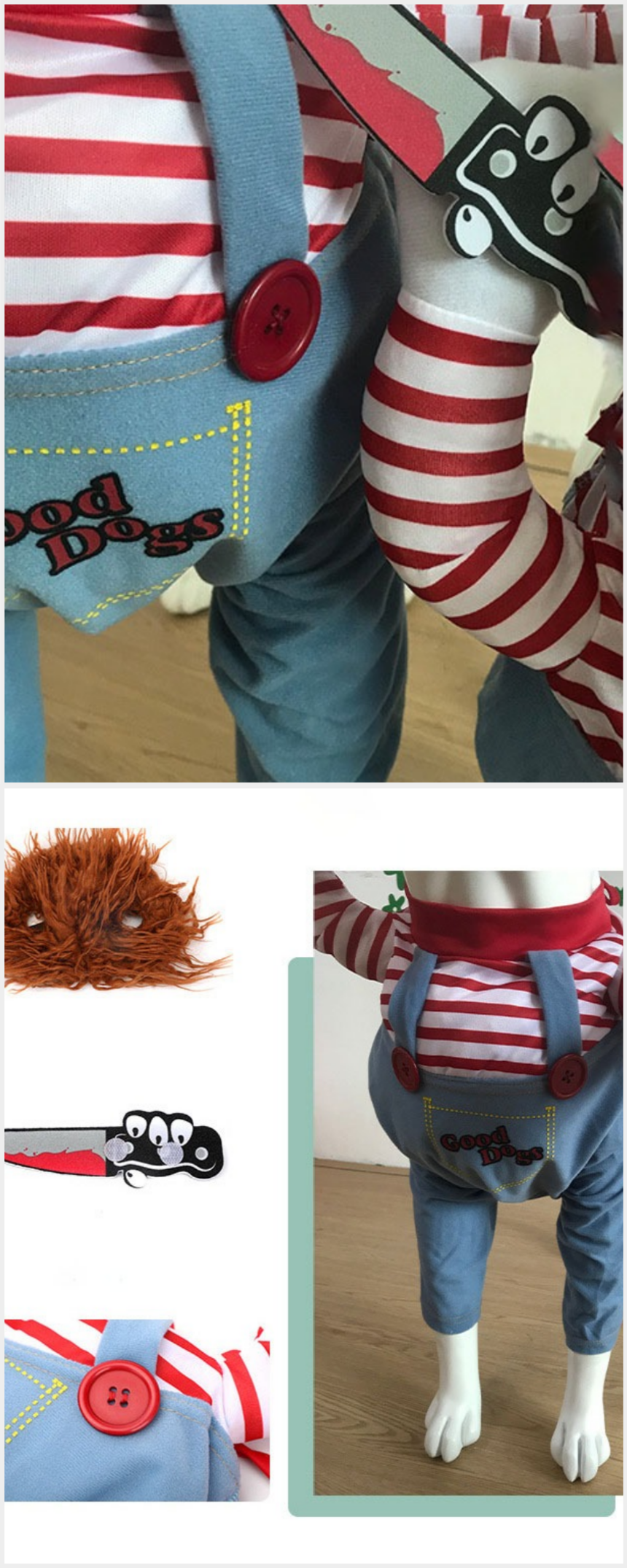 [무료배송] 알뜰펫 처키 티셔츠 S-L 7번째