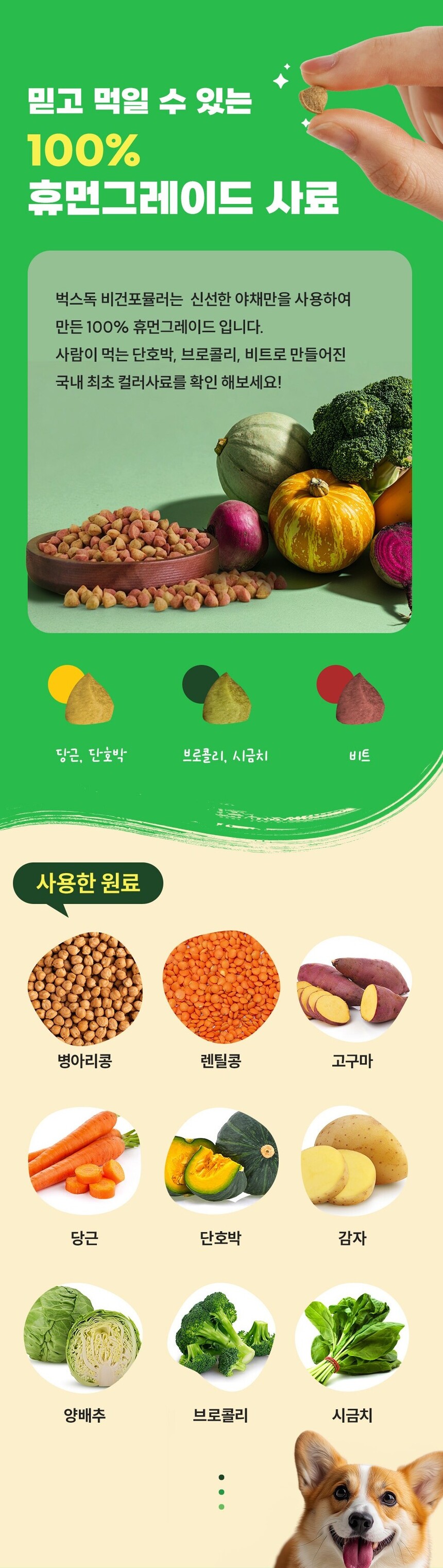 [NEW신상][무료배송] 벅스펫 벅스독 비건포뮬러 그레인프리 5kg 8번째