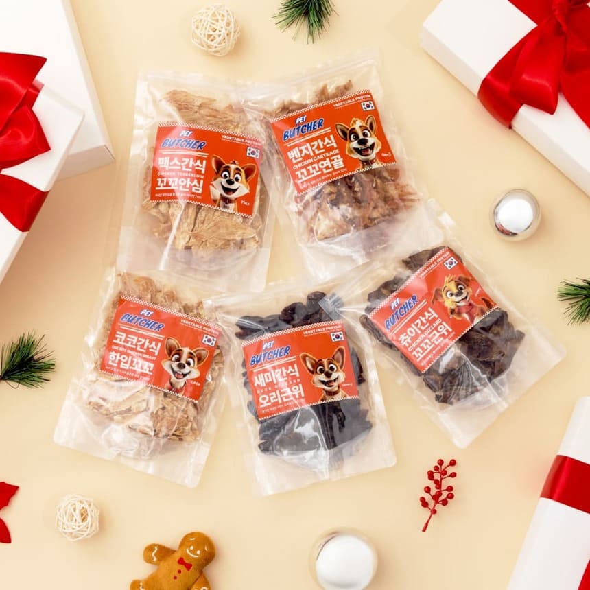 [NEW신상][무료배송] 애니콩 독 Pet Butcher 한입 꼬꼬 닭가슴살 50g 2번째