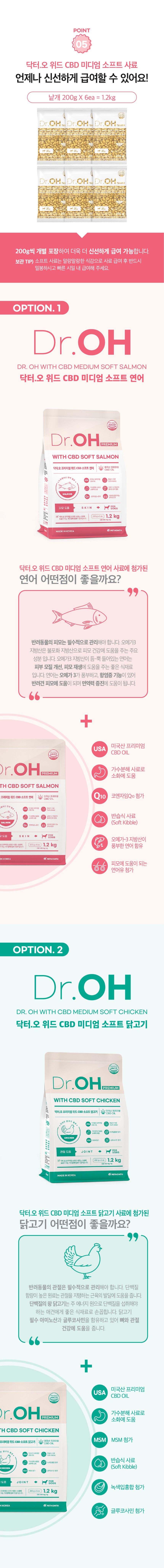 닥터오 독 CBD 미디움소프트 연어 1.2kg 3번째