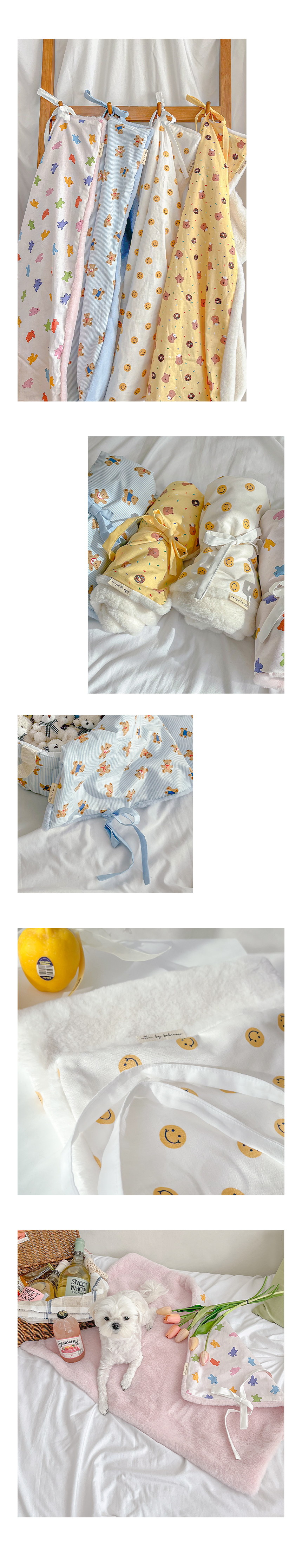 [무료배송] 베베네코 베베시리즈 겨울극세사담요 5번째