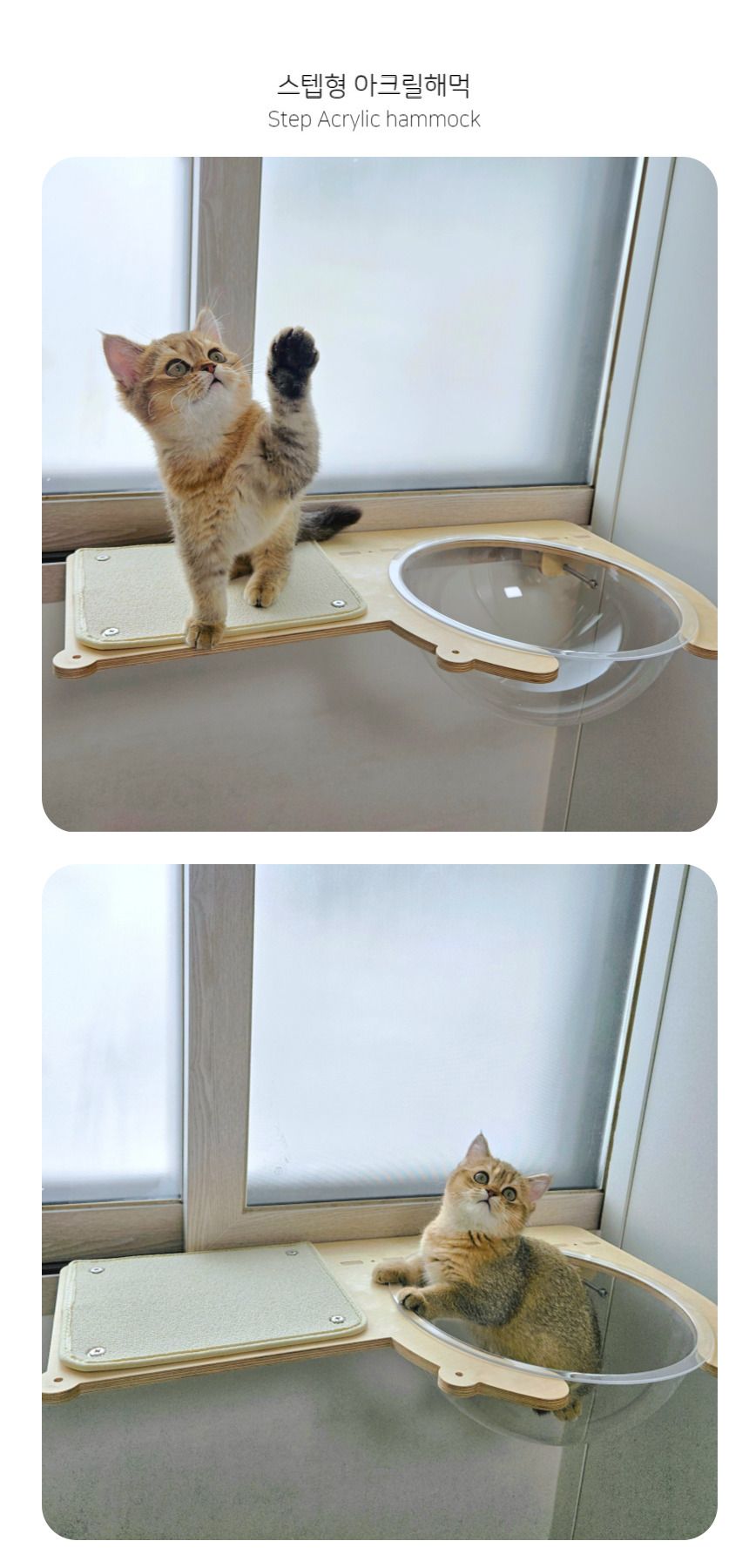 [웰컴딜] [무료배송] 캣돌 고양이 창문 선반 캣타워 냥틀 10번째