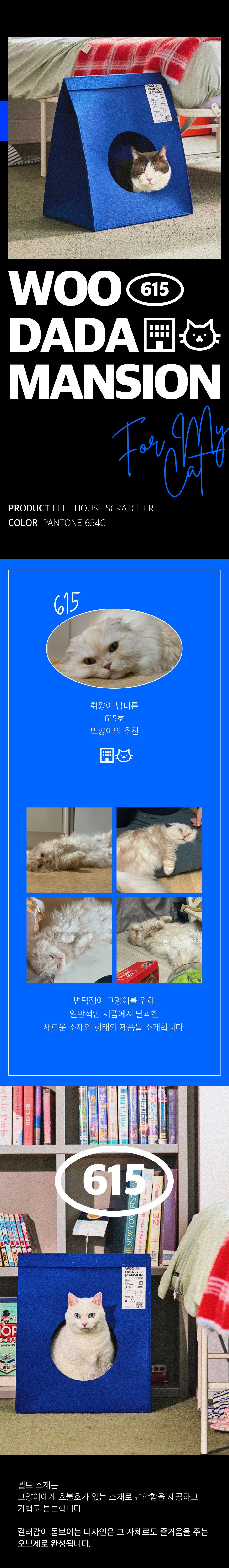 우다다맨숀 펠트 하우스 스크래쳐 1번째