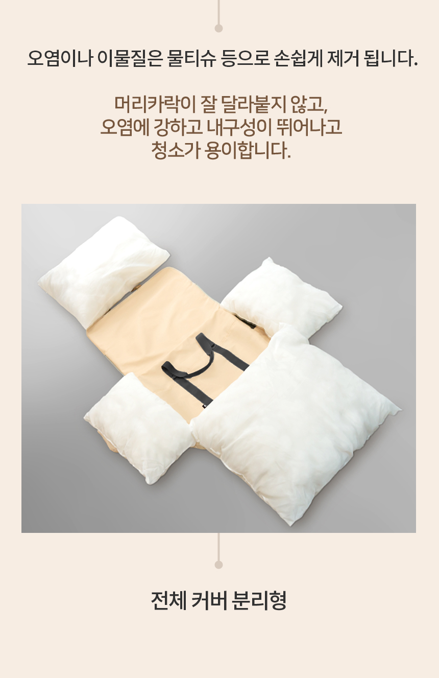 [무료배송] 레토 강아지 3in1 카시트 방수 올커버 분리형 쿠션 16번째