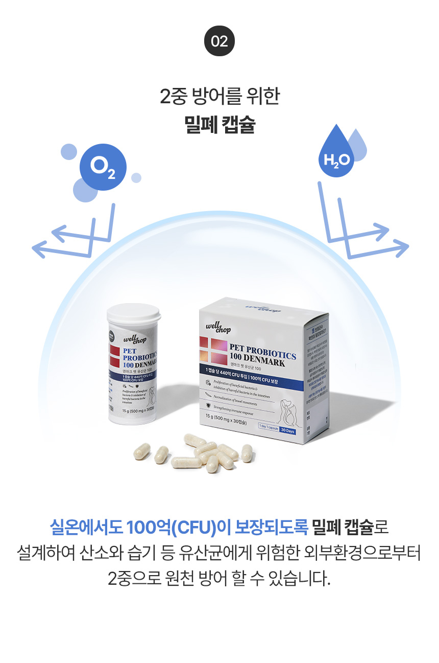 [체험단] 웰찹 강아지 고양이 덴마크 펫 유산균 100 500mg 30일분 12번째