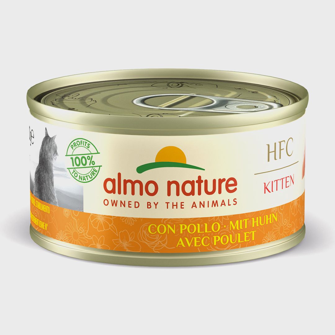알모네이쳐 캣 닭고기 키튼 캔 70g 0번