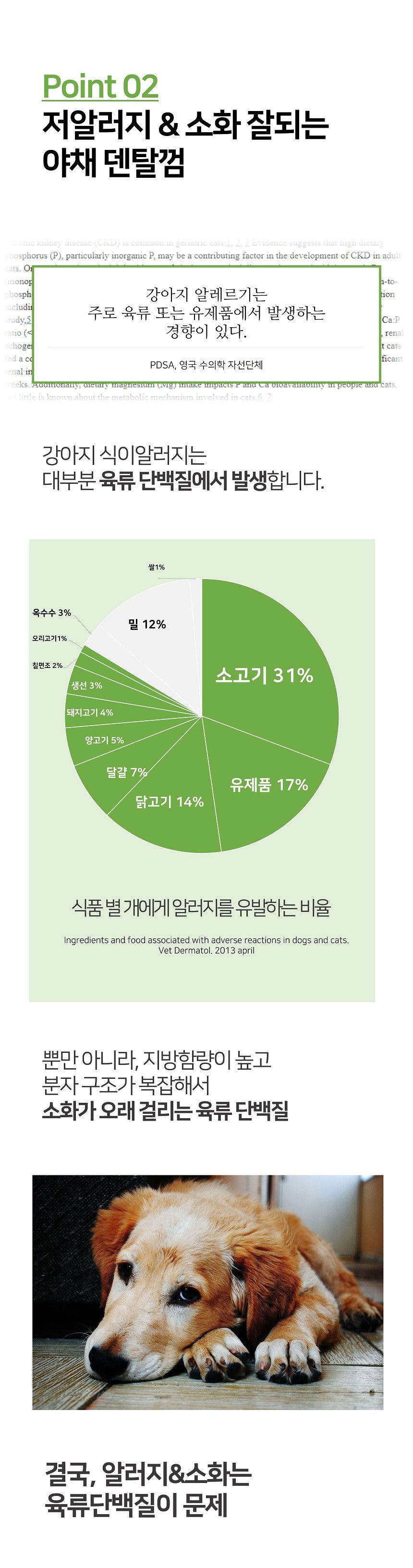 시니멀 독 덴탈베지스 그린 210g 9번째