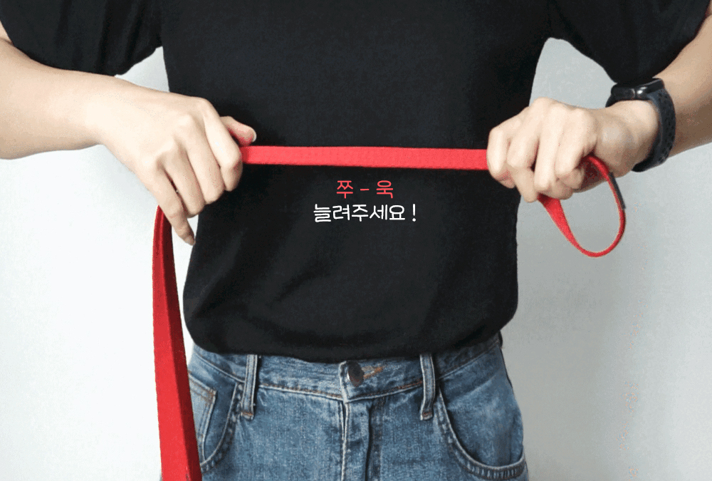[무료배송] 아띠지기 길이조절 핸즈프리 멀티 리드줄 15종 8번째