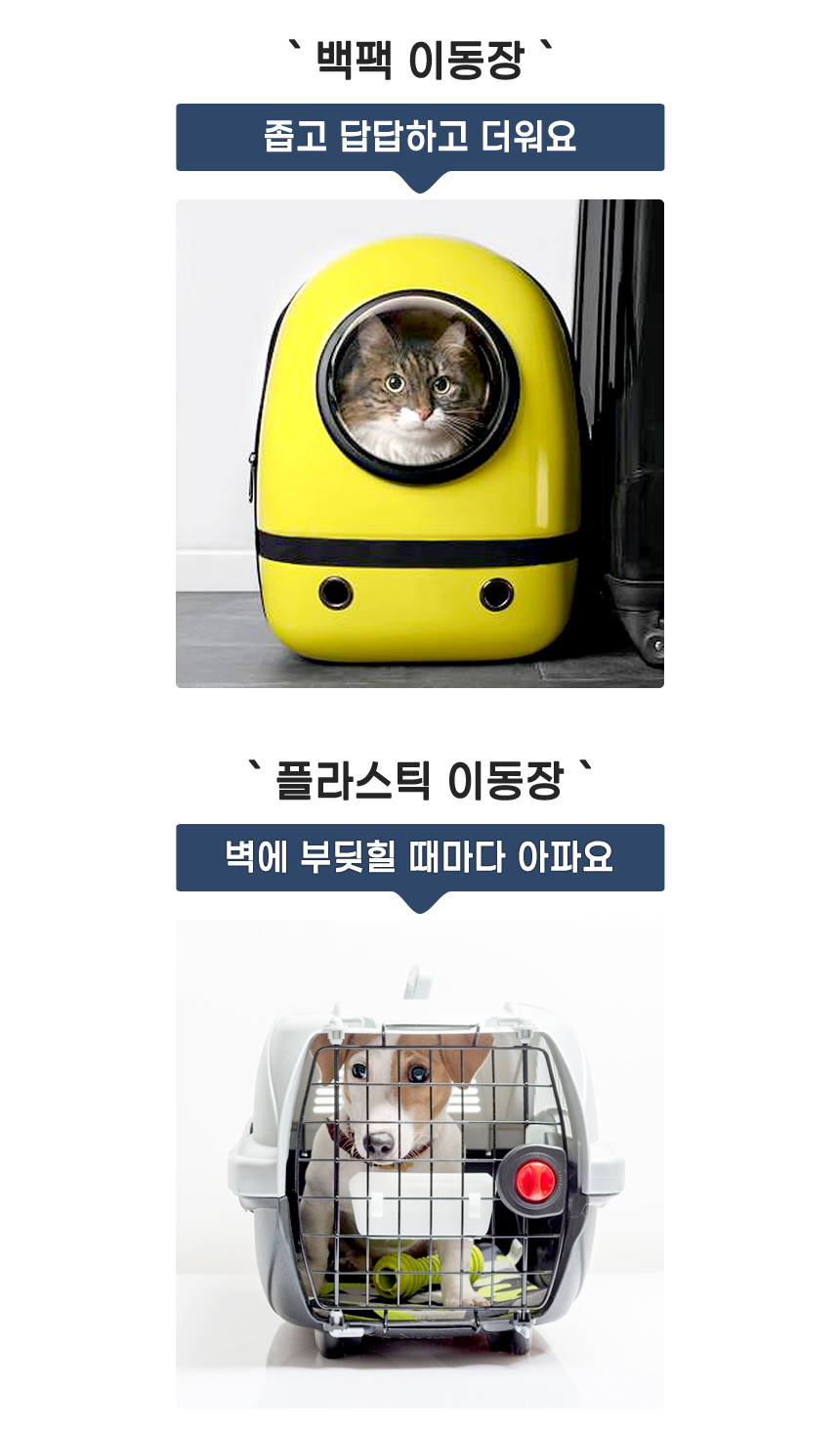[무료배송] 인뮤즈 독 반려멍냥 기내용 초경량 이동가방 3color 소형/대형 3번째