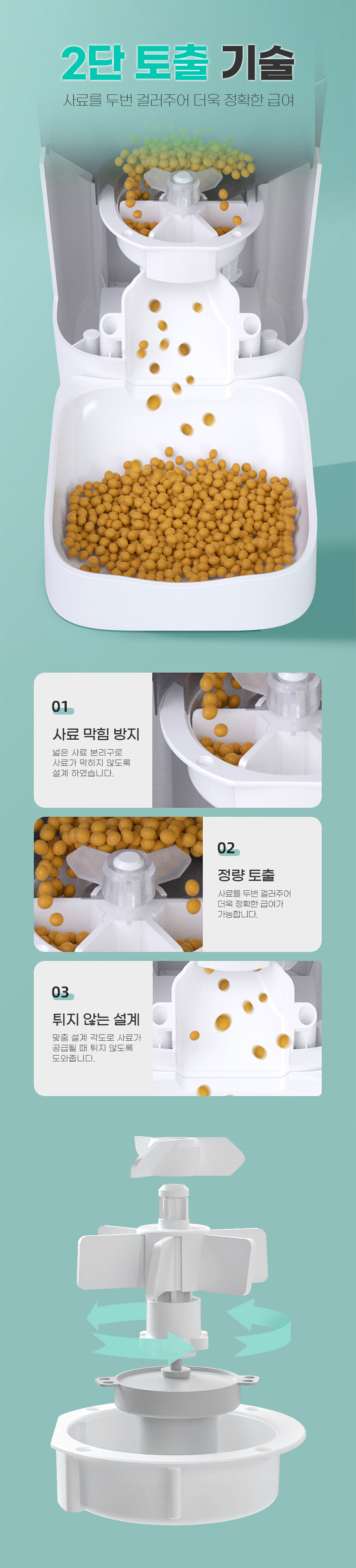[무료배송] 위고 스마트 4L 카메라 자동 펫급식기 WP4PFC 17번째