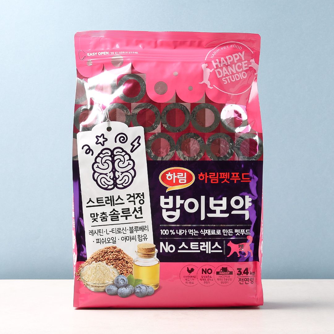 [사료샘플] 밥이보약 캣 NO 스트레스 50g 3번