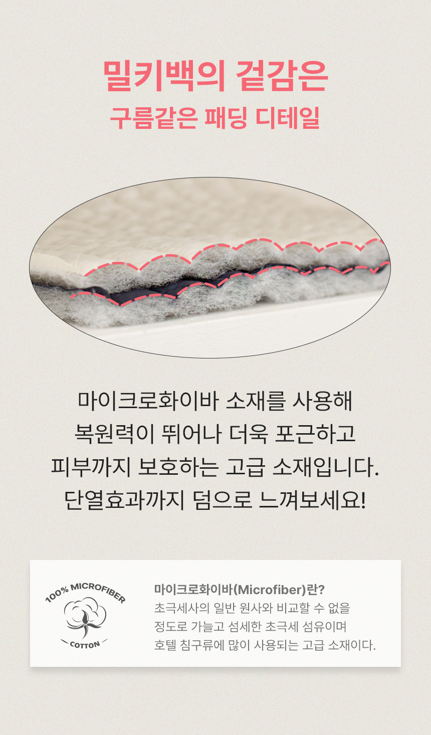 [무료배송] 초코펫하우스 밀키백 아이보리/그레이 36번째