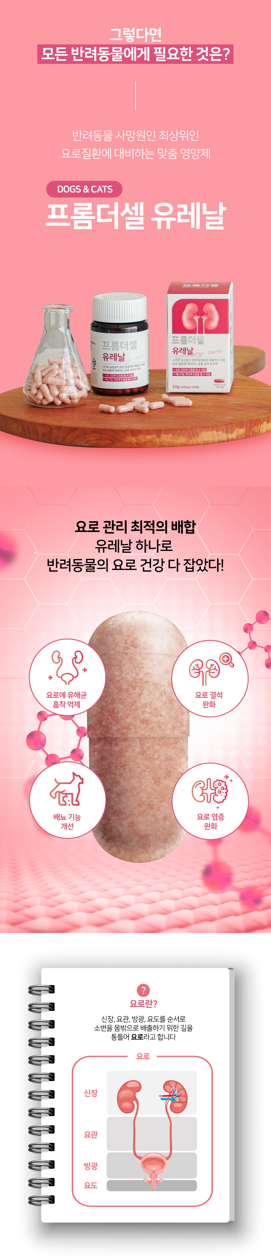 [무료배송] 프롬더셀 유레날 요로건강 케어 올인원 영양제 90캡슐 5번째