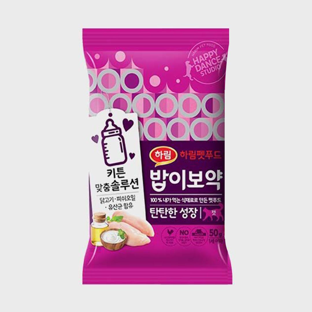 [사료샘플] 밥이보약 캣 탄탄한성장 50g 0번