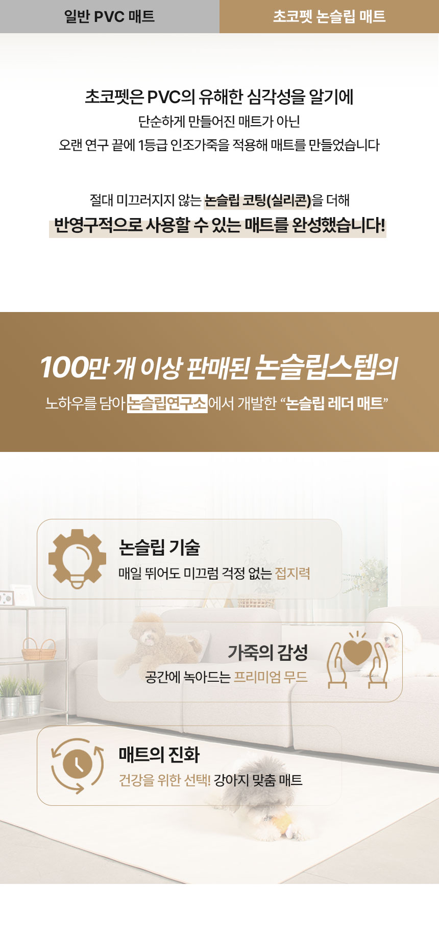 [NEW신상][무료배송] 초코펫하우스 독 논슬립 레더 매트 중형/대형 2color 19번째