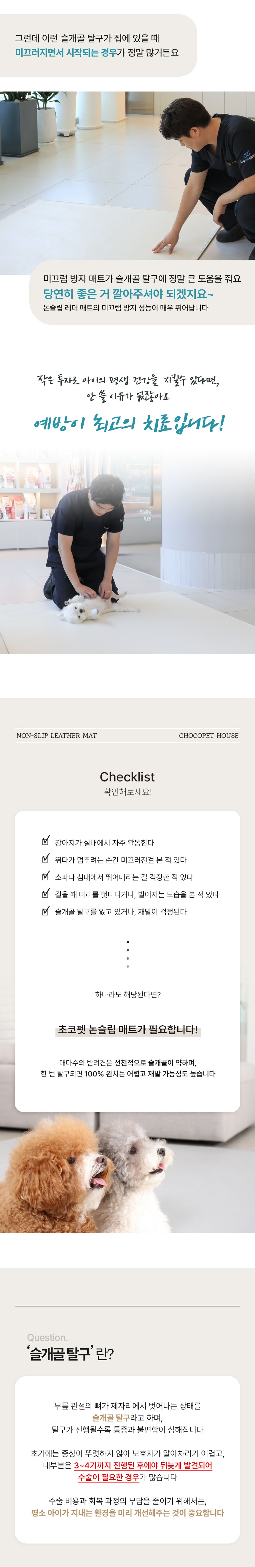 [NEW신상][무료배송] 초코펫하우스 독 논슬립 레더 매트 중형/대형 2color 9번째