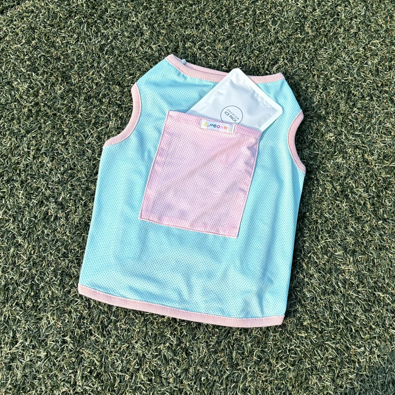 [무료배송] 해피댕댕 투톤쿨조끼 S - 2XL 12번째