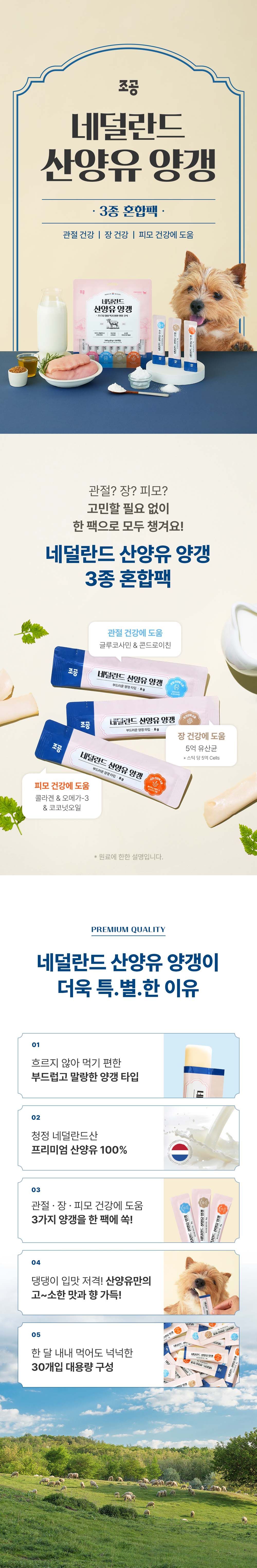 [NEW신상]조공 네덜란드 산양유 양갱 버라이어티 8g*30p 2번째