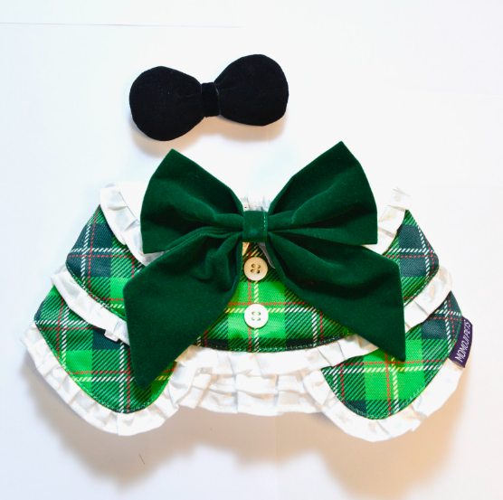 [NEW신상][무료배송] 리치독스 크리스마스 망토 레이스 케이프 레드 5번째