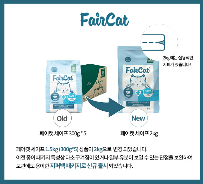[창고대방출] [ONLY펫프] 페어캣 세이프 인섹트캣 2kg 1번째