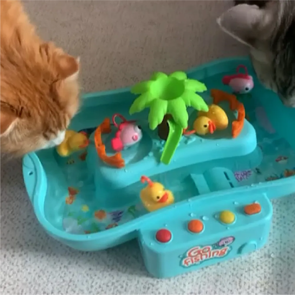 [무료배송] 체고케어 고양이 자동 장난감 움직이는 물고기 4color