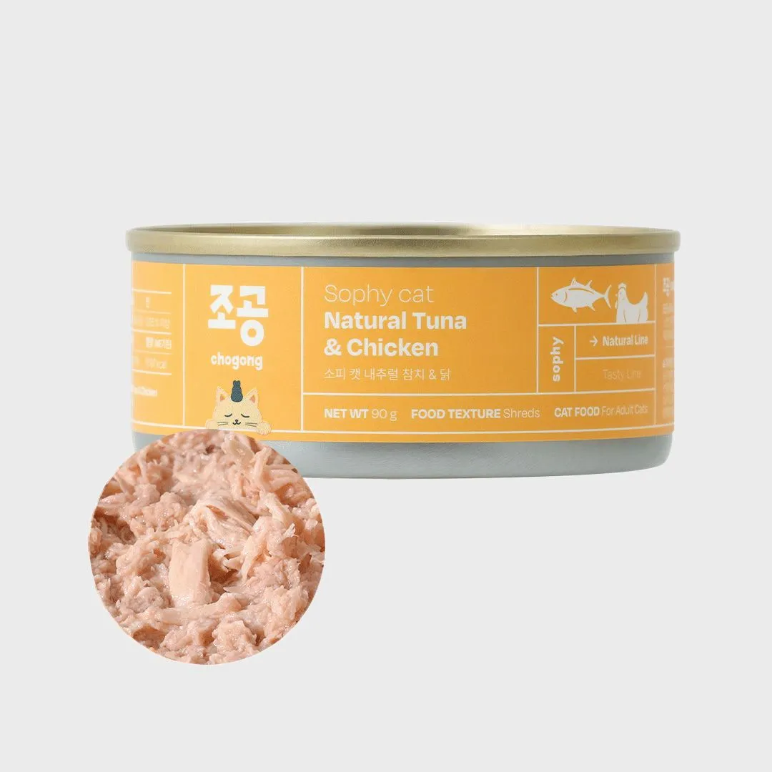 조공 소피 캣 내추럴 참치&닭 90g