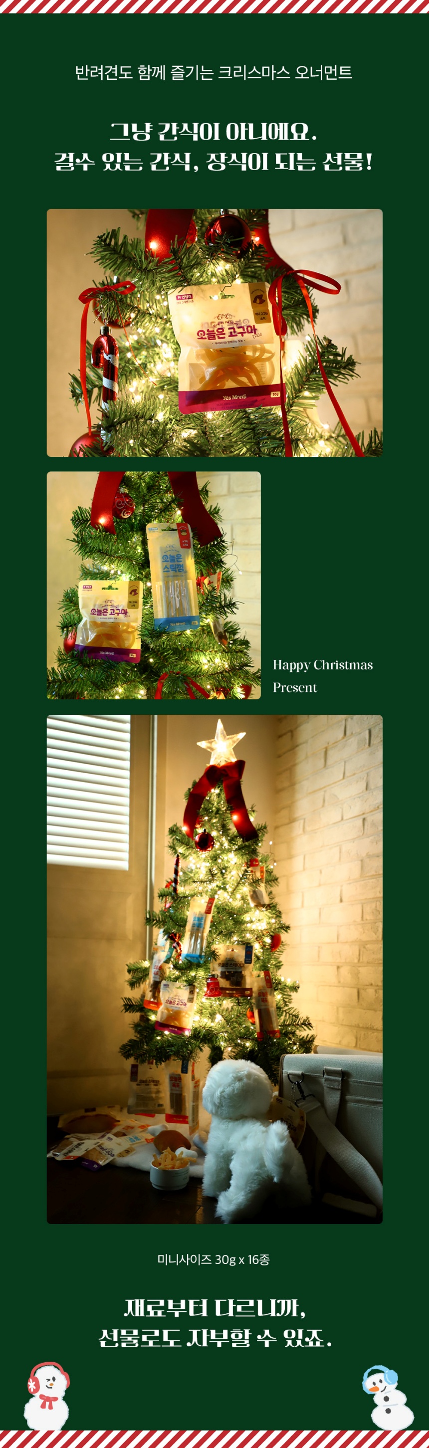 [X-MAS특가][무료배송] 예스몽 독 체험팩 미니패키지 30g 16종 세트 3번째