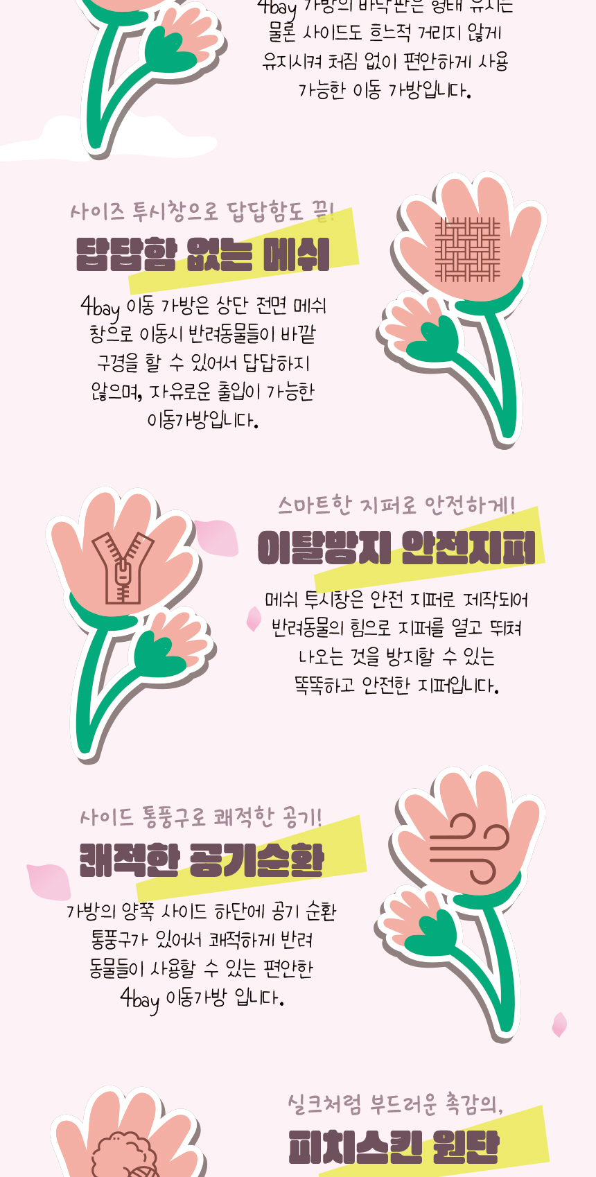 [무료배송] 애구애구 이동가방 4베이 슬링백 네이비/그레이 3번째
