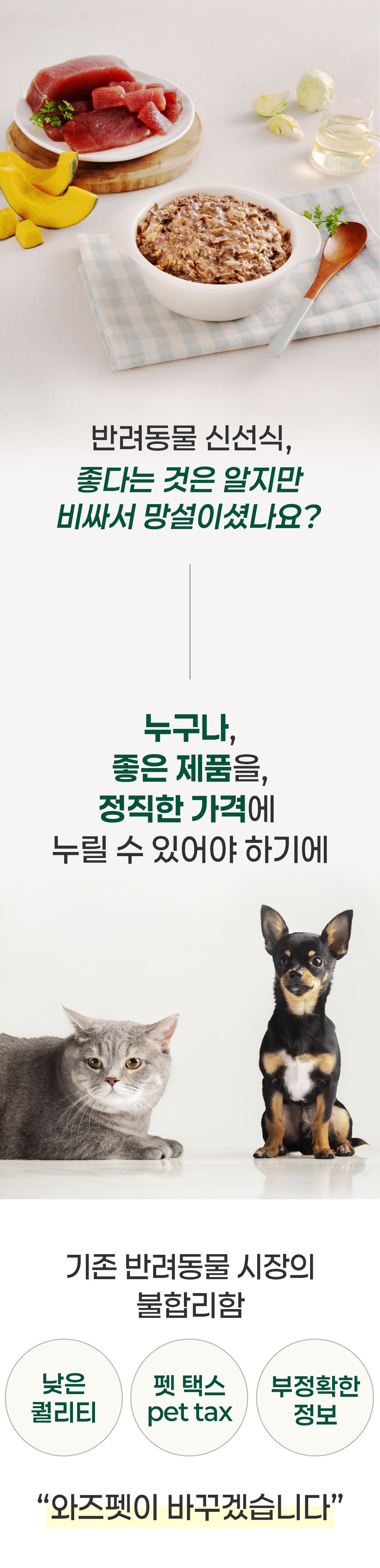 [체험단] 와즈펫 캣 프리미엄 습식사료 치킨&참치 100g 2번째 상세 이미지