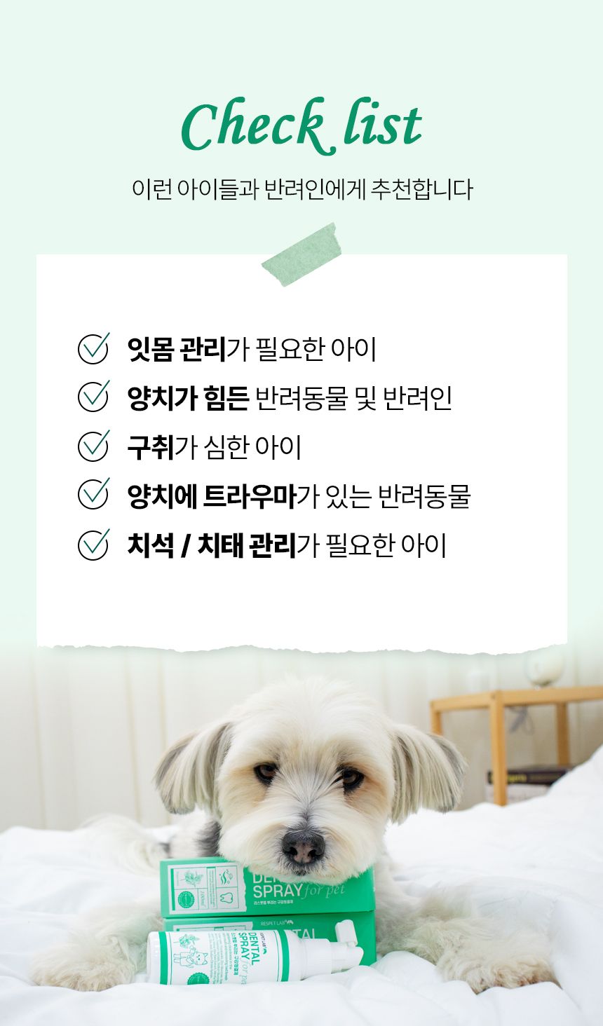 리스펫 뿌리는 구강청결제 100ml 3번째