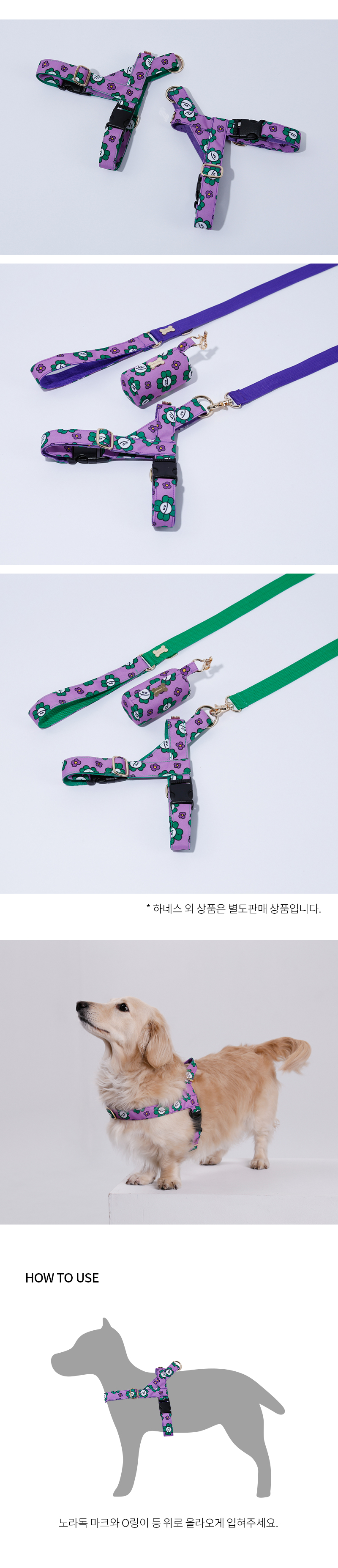 [무료배송] 노라독 미스타크로바 이지하네스 퍼플/그린 S-XL 3번째