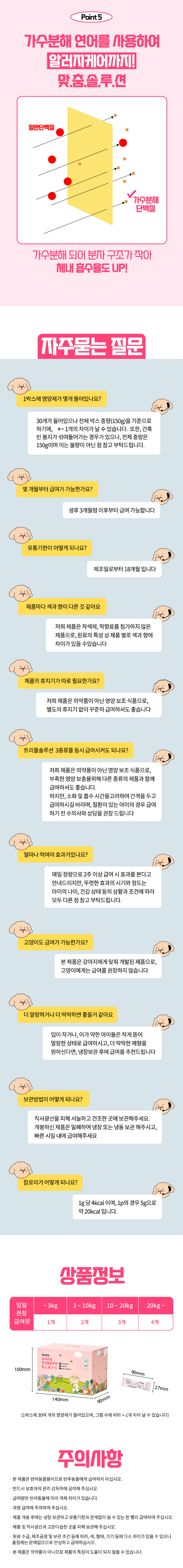 [무료배송] 반려곳간 독 피부영양제 트리플솔루션 S.I.A 1박스 30개입 13번째