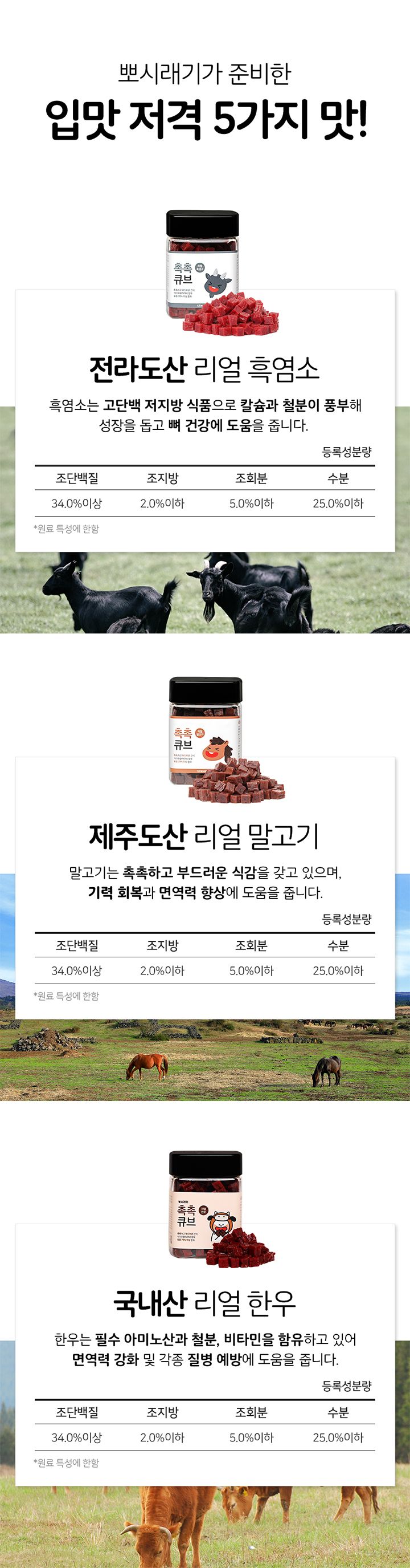 [무료배송][2개]  뽀시래기 독 촉촉큐브 연어 180g 4번째