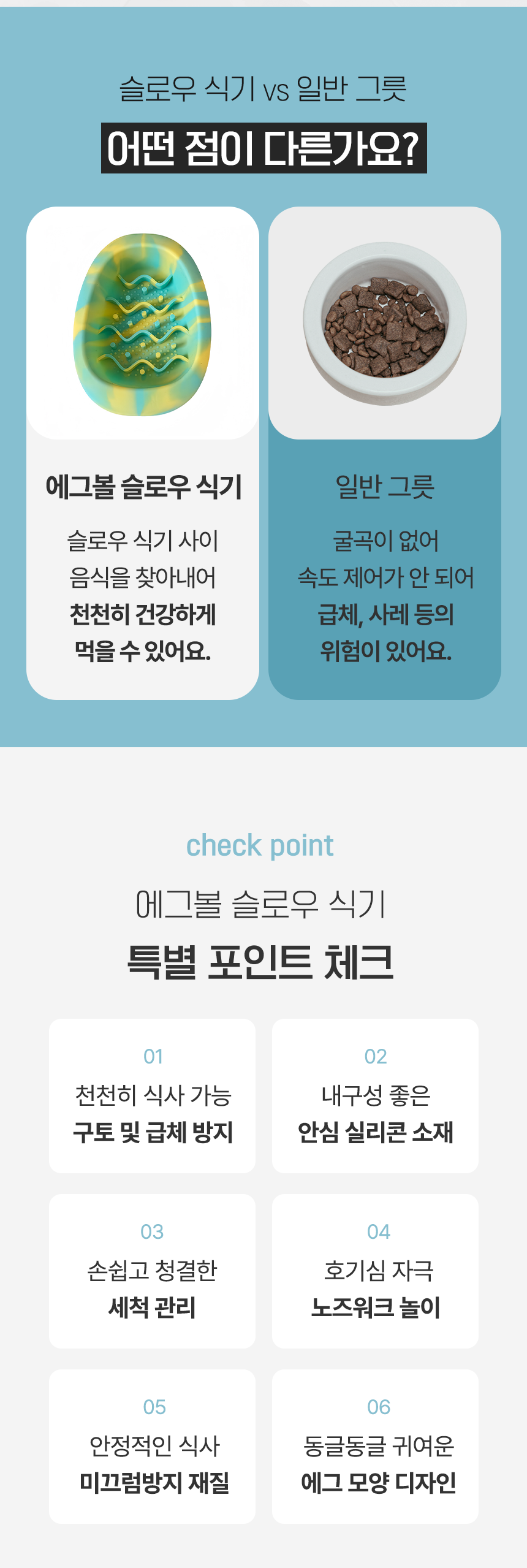 [NEW신상][무료배송] 리치독스 슬로우 에그볼 급체방지식기 2번째